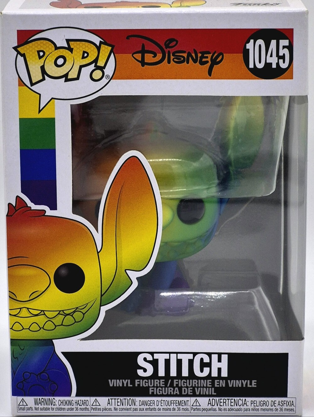 🌈 Funko Pop Disney Stitch Pride Rainbow #1045 Vinyl Figure w/ Box